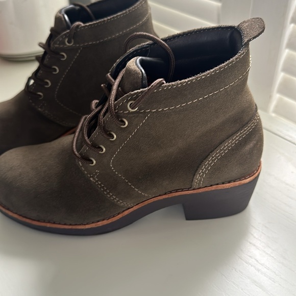 Worx -Red Wing Steel Toe Work Suede Green Boot 5.5 - Picture 4 of 7